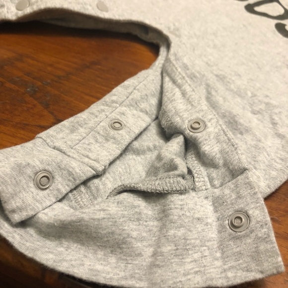 Baby Mini Boss Short Sleeve Hoodie Onesie - Picture 4 of 5